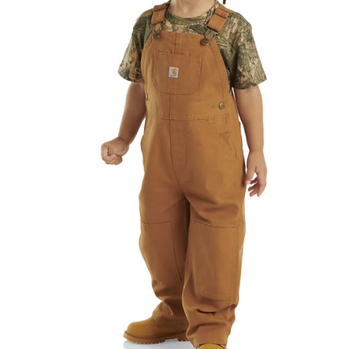 Kids' Canvas Bib Overall (Baby/Toddler) | Leigh-Kathryn Bonner’s Holiday Gift Guide (@beedowntown) | Carhartt