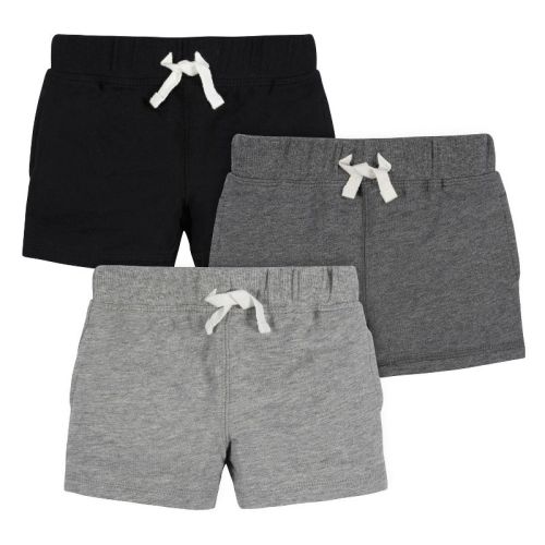 Gerber Baby Boys' Pull-On Knit Shorts - Neat Neutrals - 3-6 Months - 3-Pack