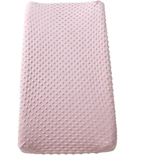Changing Pad Cover Super Soft Dots Skin-Friendly Breathable Wipeable Changing Table Sheets for Baby Boy and Baby Girl (Blushing Bride)