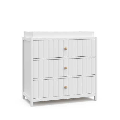Graco Teddi 3 Drawer Chest with Changing Topper, White