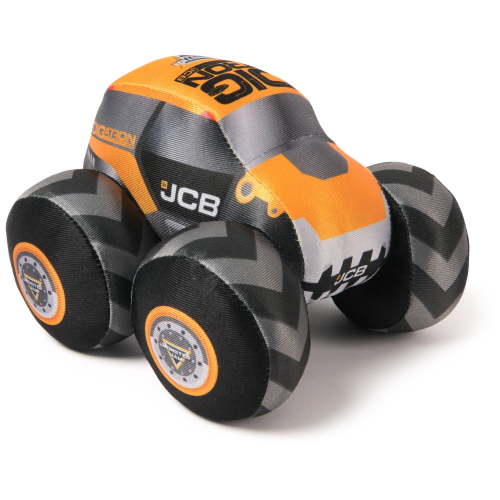 Monster Jam Digatron Plush Truck with Sound Effects, Plush Toy for Ages 3 and Up, 7”