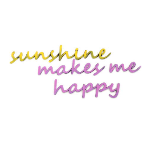 Letter2Word Club Kiddo Sunshine Makes Me Happy 3D Wall Décor | Wayfair
