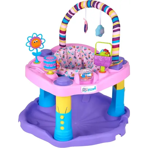 Evenflo Exersaucer Bouncing Activity Saucer, Sweet Tea Party