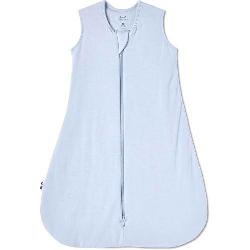 HALO SuperSoft Bamboo Wearable Blanket 1.5 TOG – Buttery Soft, Plush Baby Sleep Sack for Newborns, Infants & Toddlers, Hip-Healthy Design, Machine Washable, 0 – 6 Months, Small, Blue Fog