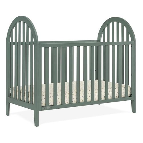 Delta Children Milano 4-in-1 Convertible Crib - Greenguard Gold Certified, Grassy Glen