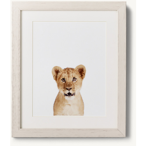 Baby Animal Close-Up Portrait - Lion | RH Baby & Child