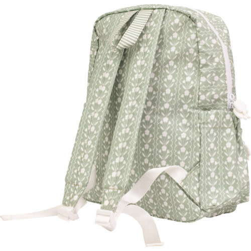The Large Backpack, Sage Floral - Apple of My Isla | Maisonette