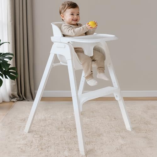 Fodoss 4 in 1 Foldable High Chairs for Babies and Toddlers with Waterproof Cushion, Easy to Clean Baby Chair for Eating, Feeding Chair
