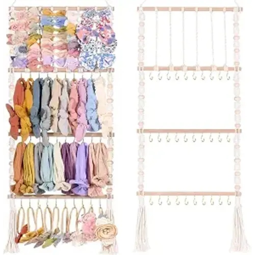 Headband Holder Bows Organizer For Girls Baby Hair Accessories Organizer