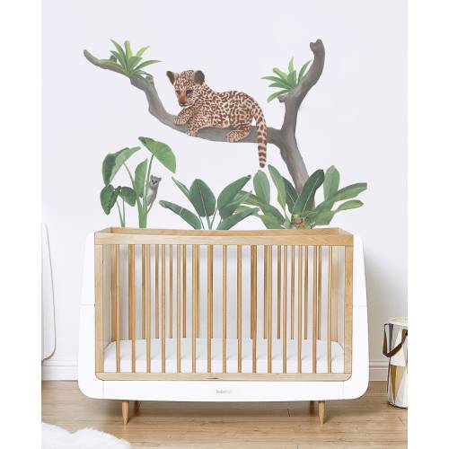 Baby Jaguar and Friends Wall Sticker