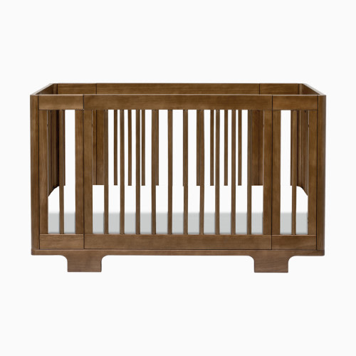 babyletto Yuzu 8-in-1 Convertible Crib with All-Stages Conversion Kits - Natural Walnut