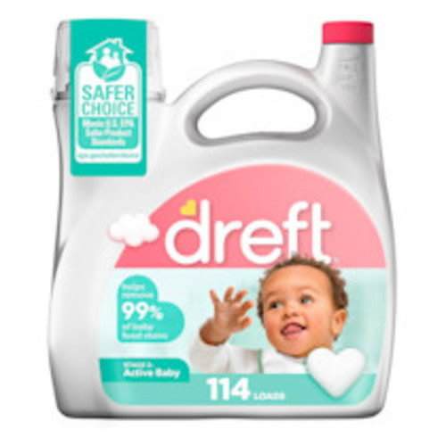 Dreft Stage 2: Active Baby Liquid Laundry Detergent 165 fl oz