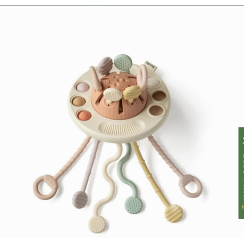 Montessori Toy Silicone UFO Pulling | Moonkie