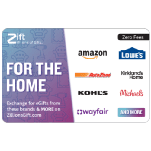 For The Home - Zift eGift Card