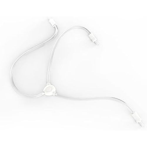 Spare Y-Shape Tubing with Adapters,Wearable Milk Collection Cups Parts Replacement Works with Spectra