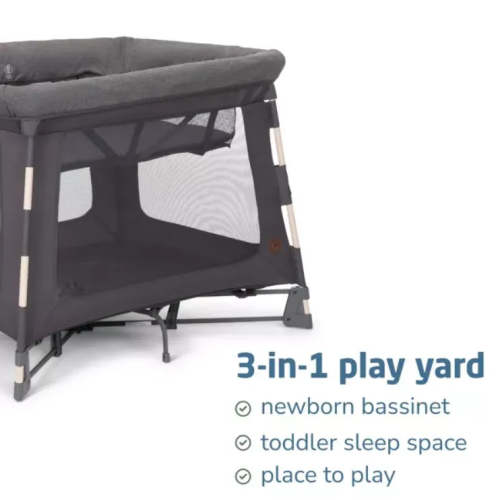 Swift Baby Playpen with Mat - Classic Graphite