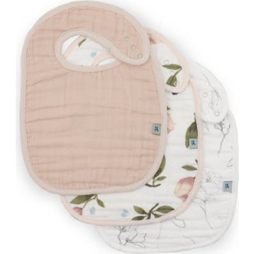 3-Pack Organic Cotton Muslin Bibs