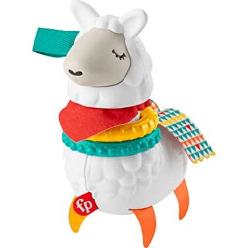 Fisher-Price Click Clack Llama, White, Green, Red, Yellow, 5.5 x 2.13 x 7", 0.1874 lb