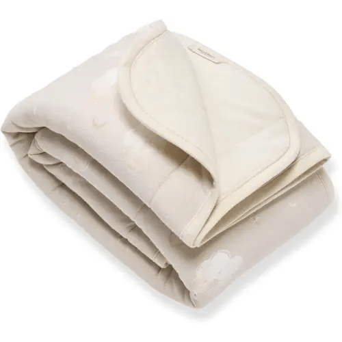 Burt's Bees Baby Reversible Blanket, Nursery, Stroller & Tummy-Time Organic Jersey Cotton Quilted Infant & Toddler Bedding