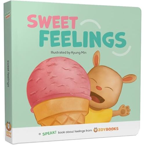 Sweet Feelings A SPEAK! Book about Feelings from ZOYBOOKS Board book – Press & Cut Out Book, December 1, 2024