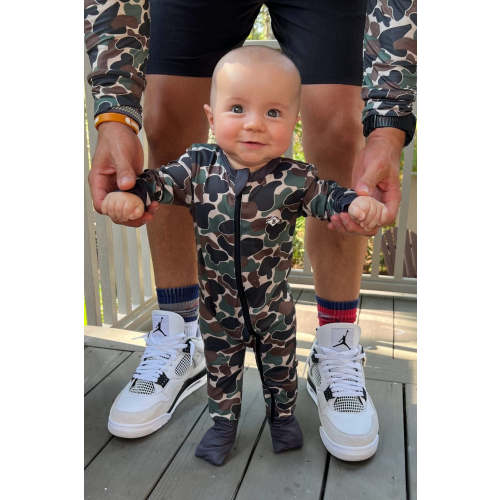 Baby Zip Up - Throwback Camo