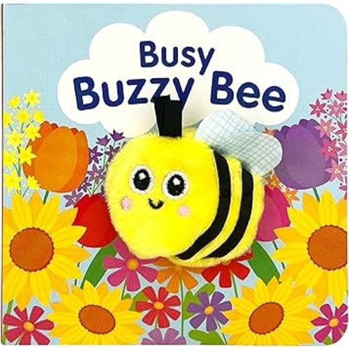 Busy Bee Finger Puppet Board Book, Ages 1-4