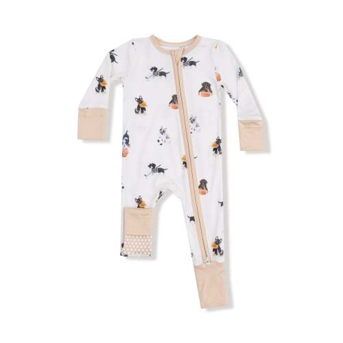 Sporty Puppies 2 Way Zipper Romper