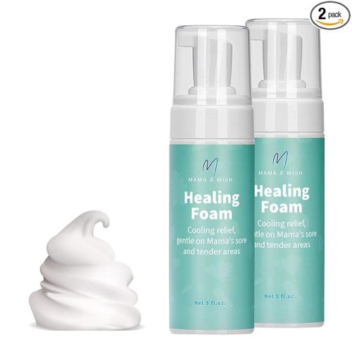 Witch Hazel Spray | Perineal Spray Postpartum Essentials Foam | Postpartum Spray - Perineal Healing Foam for Post Partum Care and Recovery an Essential for Labor (2 Pack)