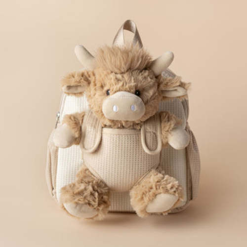 Moonkie Hug & Go™ Logan the Highland Cow