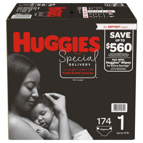 Huggies Special Delivery Hypoallergenic Baby Diapers, Size 1 (174 Ct.)