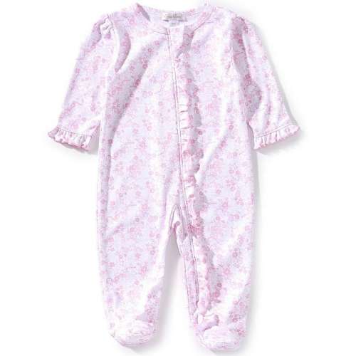 Kissy Kissy Baby Girls Long-Sleeve Old English Roses Printed Footie Coverall