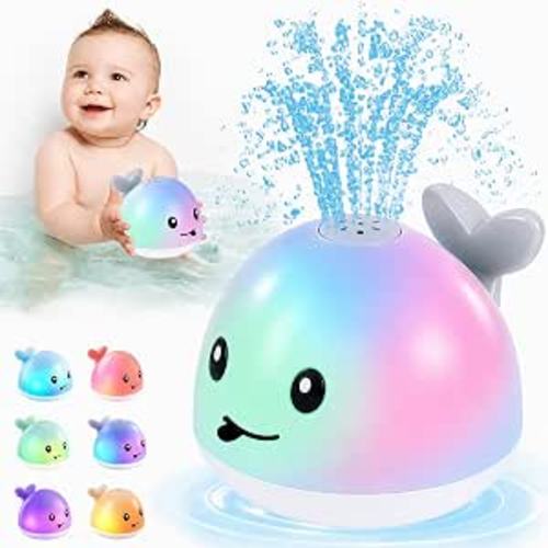 Baby Bath Toys Light Up Pool Water Toy for Toddlers Babies 1-3 Gift