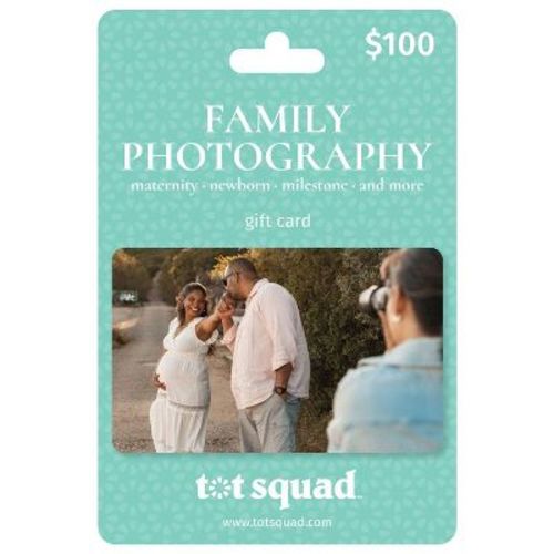 Tot Squad $100 Family Photography Baby Registry Essentials Gift Card (Email Delivery)