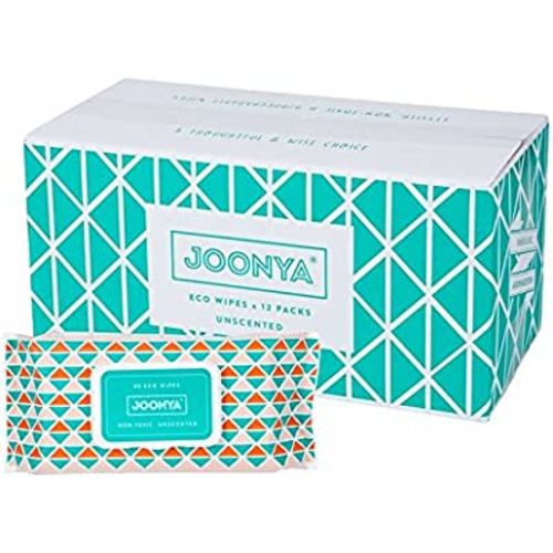 Joonya Baby Wipes - Non-Toxic, Earth-Friendly Baby Wipes for Calm, Healthy Skin - Fragrance Free Baby Wipes - Bulk Baby Wipes - 12 Packs of 80 Diaper Wipes (960)