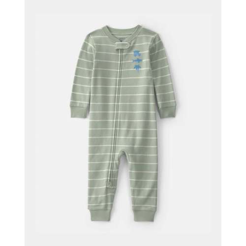 Baby Beach 100% Cotton 1-Piece Pajama - Green | Carter's