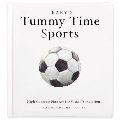 Baby's Tummy Time Sports: High-Contrast Fine Art for Visual Stimulation (Tabitha Paige Children's Book Series)