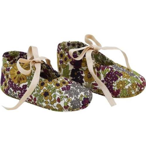 Little Liberty Booties, Lilac - Calisson Little Royals | Maisonette