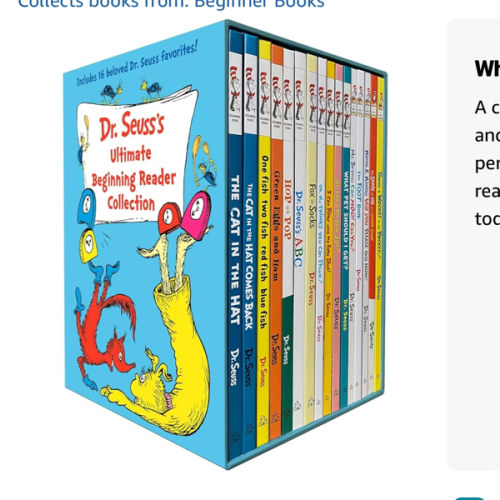 Dr. Seuss's Ultimate Beginning Reader Boxed Set Collection: Includes 16 Beginner Books and Bright & Early Books