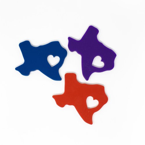 Aggie, Longhorn, & Baylor Texas Teether - Modern Baby Shower Gifts – Three Hearts Modern Teething Accessories
