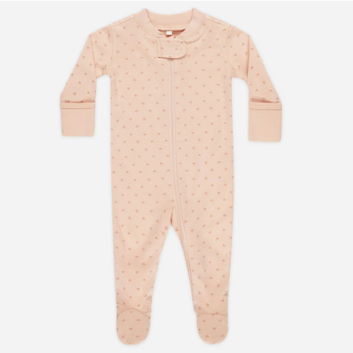 Zip Long Sleeve Sleeper Footie || Dotty