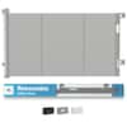 BABY PROOF ME Baby and Pet Retractable Safety Gate, Mesh 71 in. W x 34 in. Tall BPM-SG71-GRY