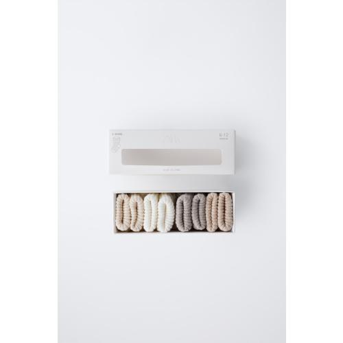 FOUR-PACK OF SOCKS WITH COLOR BOX - Light beige | ZARA United States