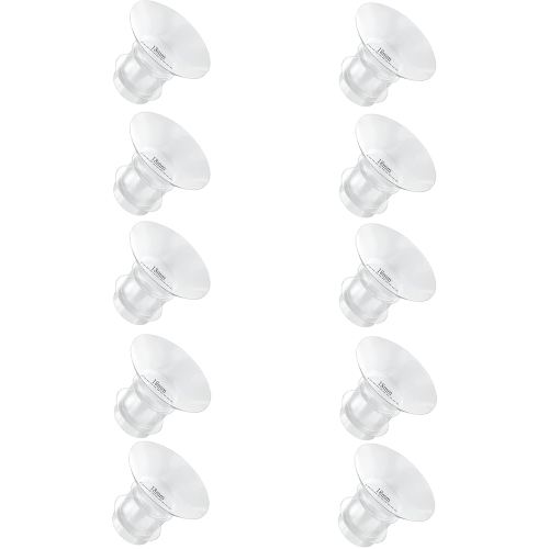 Flange Inserts 18mm for Medela,Spectra 24mm Shields/Flanges,Compatible with Momcozy S12 Pro/S9 Pro/S9/S12 Wearable Breast Pump,Reduce 24mm Nipple Tunnel Down to 18mm,10PCS