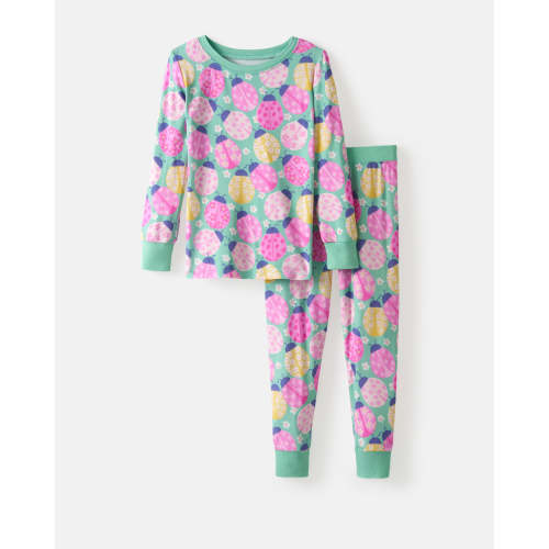 Ladybug Meadow Two-Piece Pajama Set | Little Sleepies