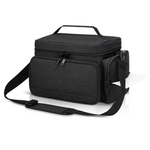 Breast Pump Bag Fit for Spectra S1 and S2, Pumping Bag with Waterproof Mat for Pump Accessories, Portable Pump Carrying Case for Work, Travel and Family Use, Black