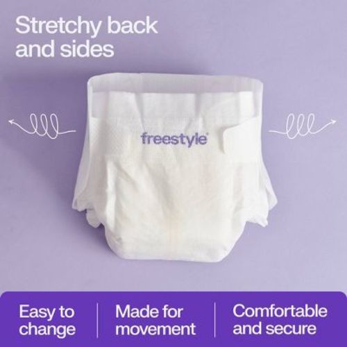 Freestyle Total Chlorine Free 14x Better Absorption Hypoallergenic Baby Diapers - Newborn - 76ct