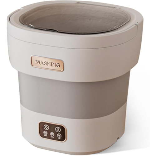Mini Washing Machine and Dryer, 12L Foldable Collapsible Washer for Underwear, Baby Clothes, Socks, Ideal for Apartment Use