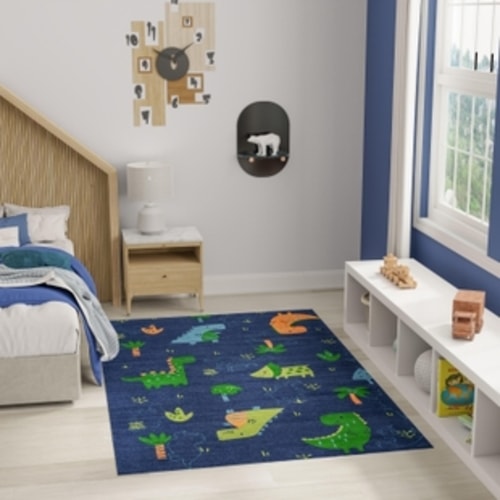Nourison Home Dinosaurs 3'5" x 5'0"Area Rug