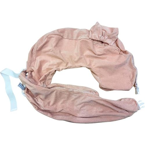 My Brest Friend Twin Nursing Pillow Cover – Upgraded Design - Soft Rose