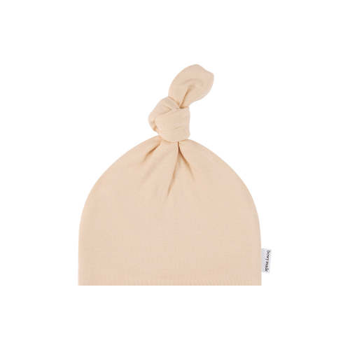 Top Knot Beanie - Cream